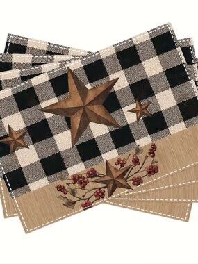 4 pc Place Mats - New